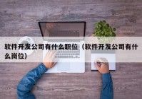 软件开发公司有什么职位（软件开发公司有什么岗位）