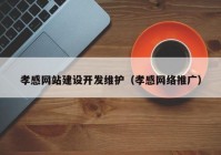 孝感网站建设开发维护（孝感网络推广）