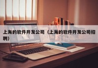 上海的软件开发公司（上海的软件开发公司招聘）