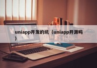 uniapp开发的坑（uniapp开源吗）